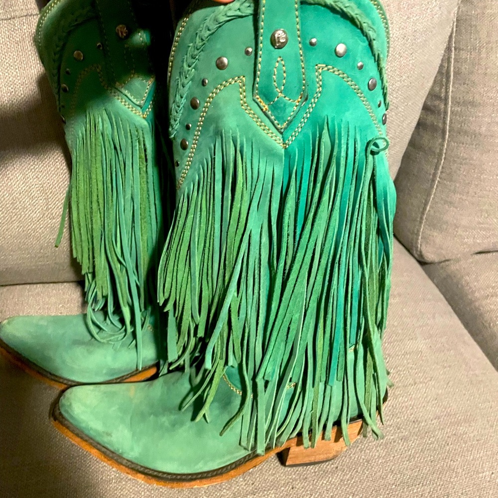 Liberty Black Vegas fringe boots